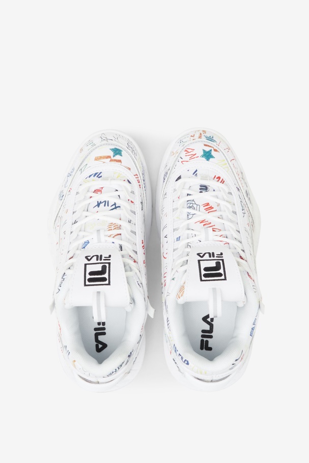 Little Kids\' Disruptor 2 EXP Black/White/Multi Fila UK