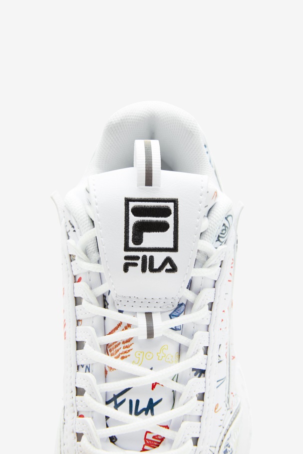 Little Kids\' Disruptor 2 EXP Black/White/Multi Fila UK