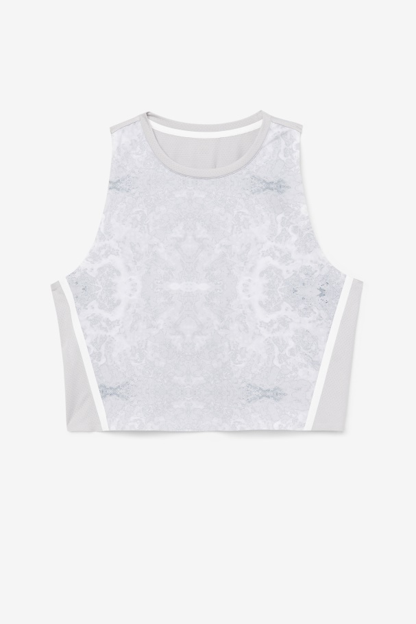 Fila UK Uplift Athletic Crop Top Highrise/White
