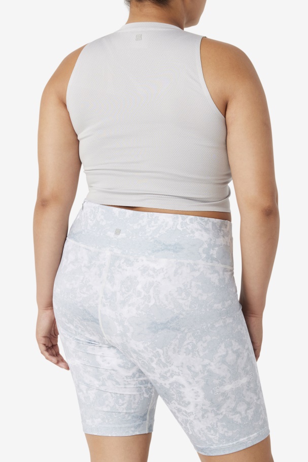 Fila UK Uplift Athletic Crop Top Highrise/White