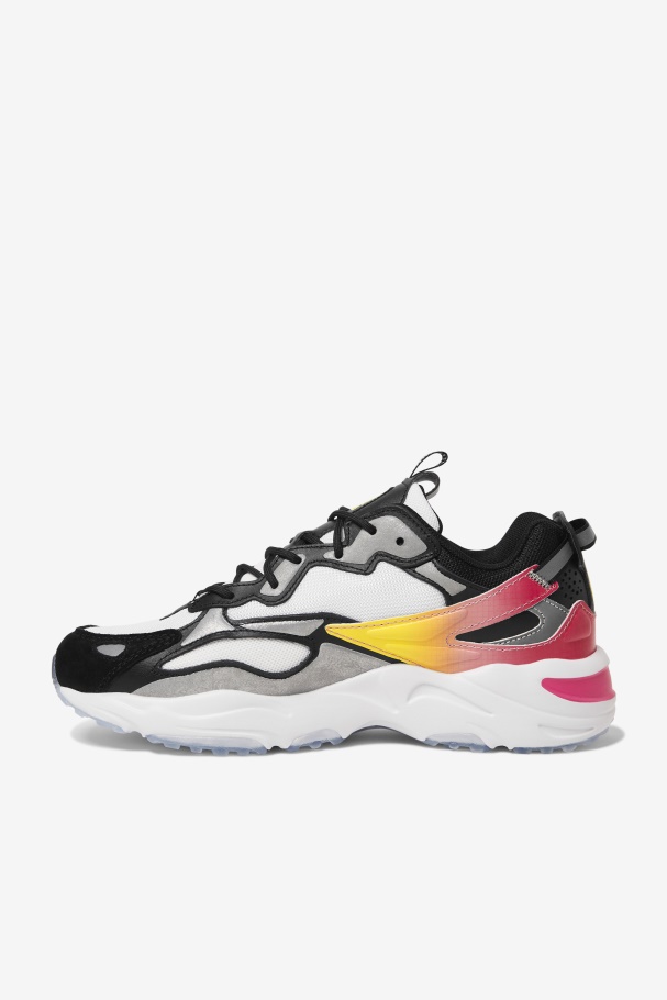 Fila UK Men\'s Ray Tracer Apex White/Black/Yellow
