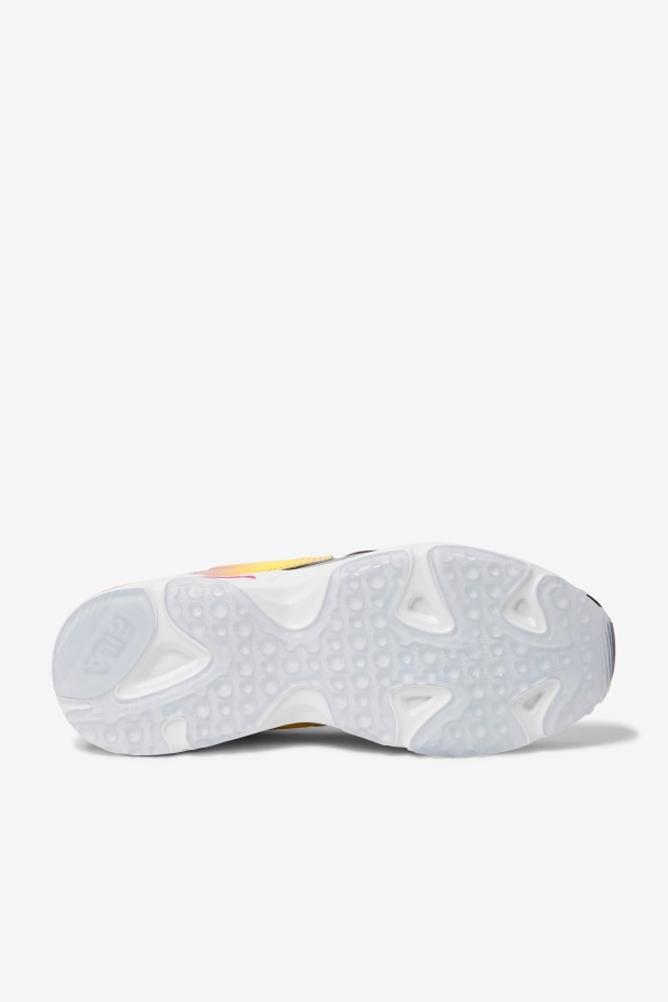 Fila UK Men\'s Ray Tracer Apex White/Black/Yellow