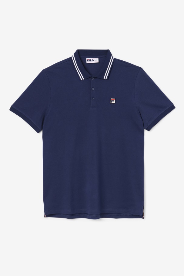 Navy Fila UK Jelen Polo