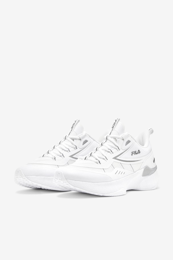 Fila UK White/Metallic Silver Tactik 5 Nucleus