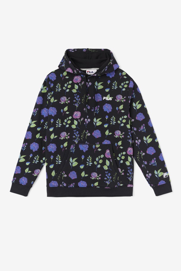 Black Fila UK Ashokane Hoodie