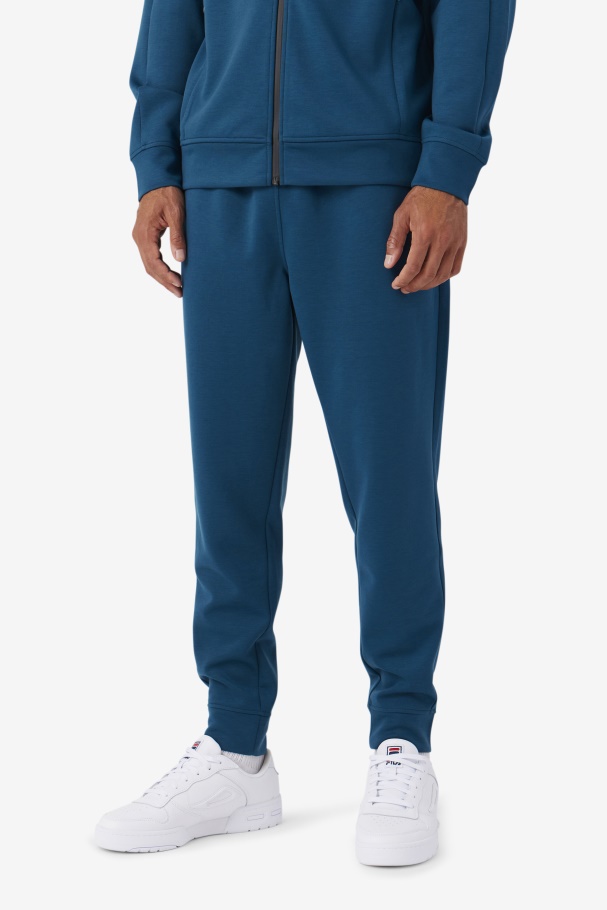 Majolica Blue/Black Fila UK Himmat Jogger