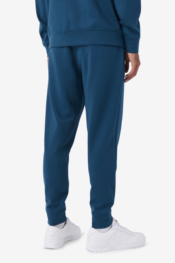 Majolica Blue/Black Fila UK Himmat Jogger
