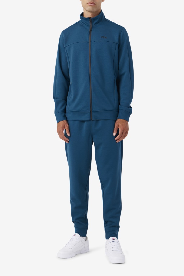 Majolica Blue/Black Fila UK Himmat Jogger