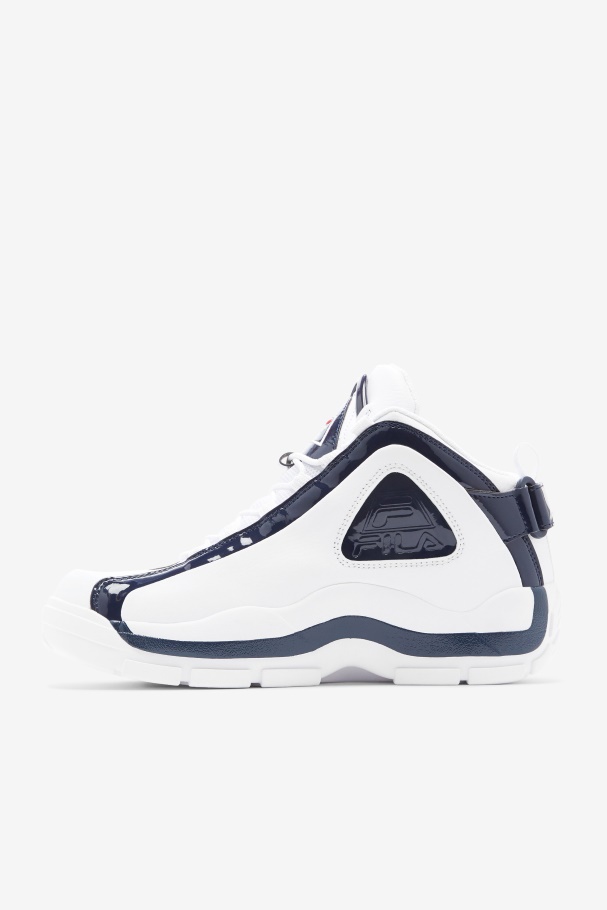 Men\'s Grant Hill 2 25th Anniversary Edition Fila UK White/Navy/Red