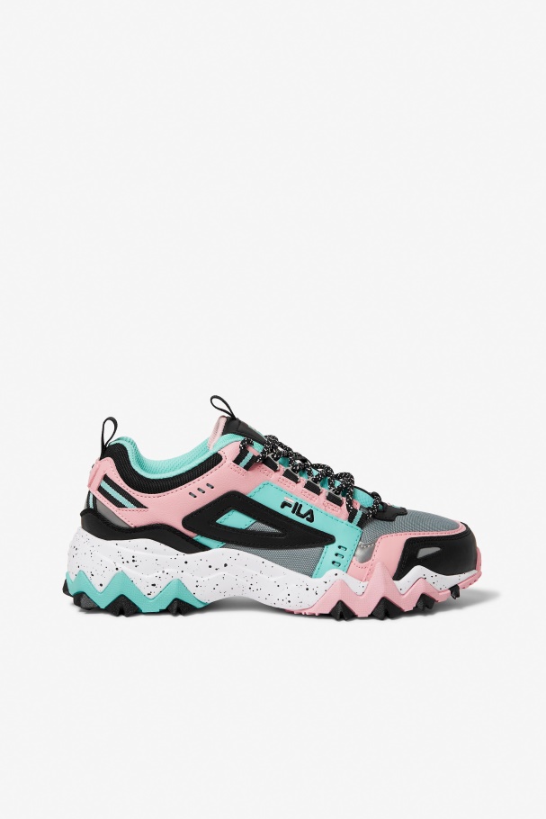 Fila UK Aruba Blue/Black/Coral Blush Women's Oakmont TR