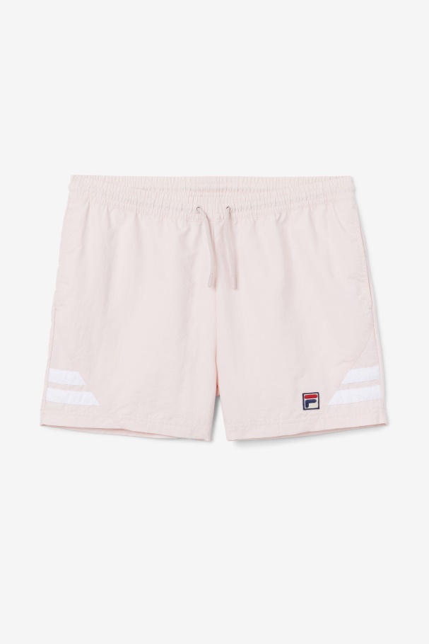 Pink/White Fila UK Vantage Swim Short