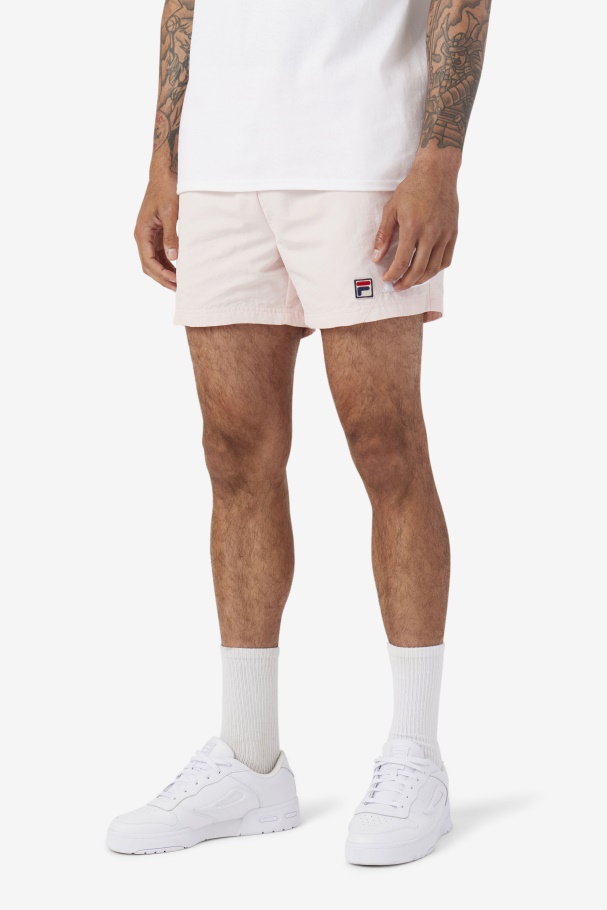 Pink/White Fila UK Vantage Swim Short