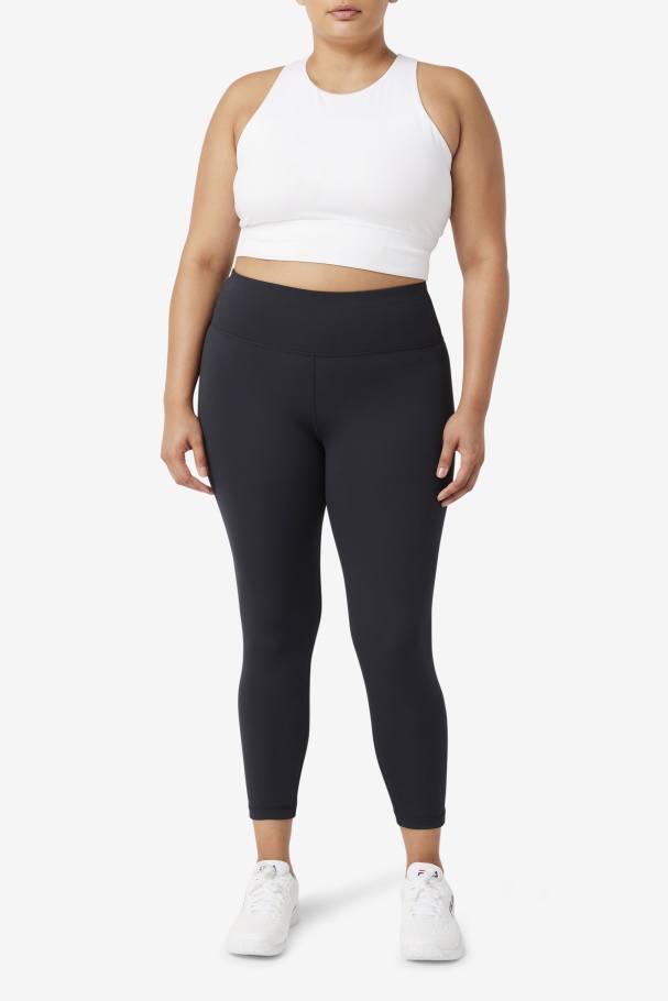 Fila UK White Uplift High Neck Sports Bra