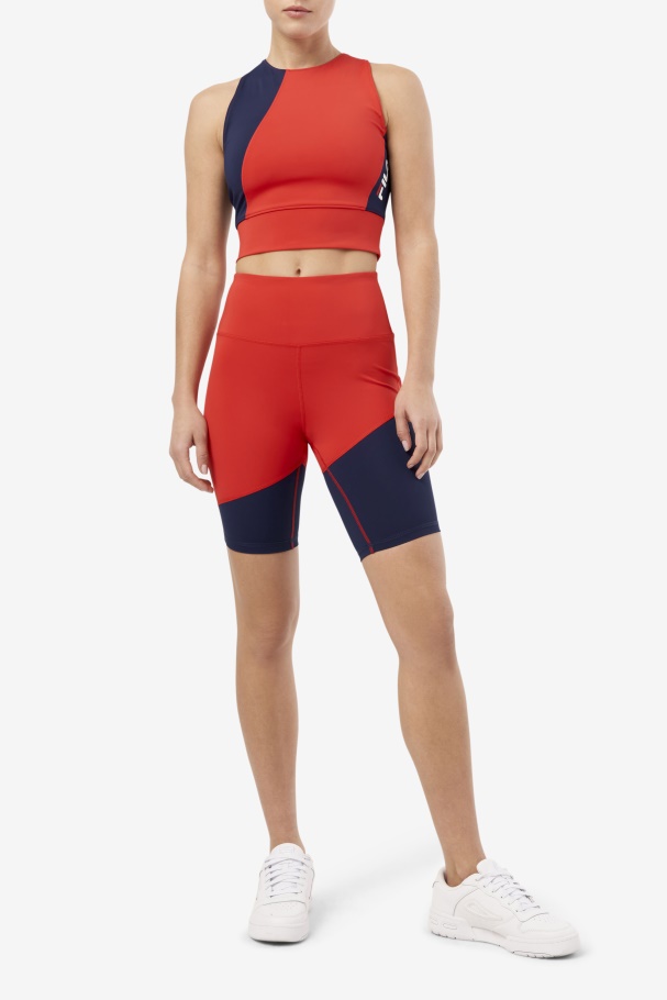 Red Fila UK Millie Tank