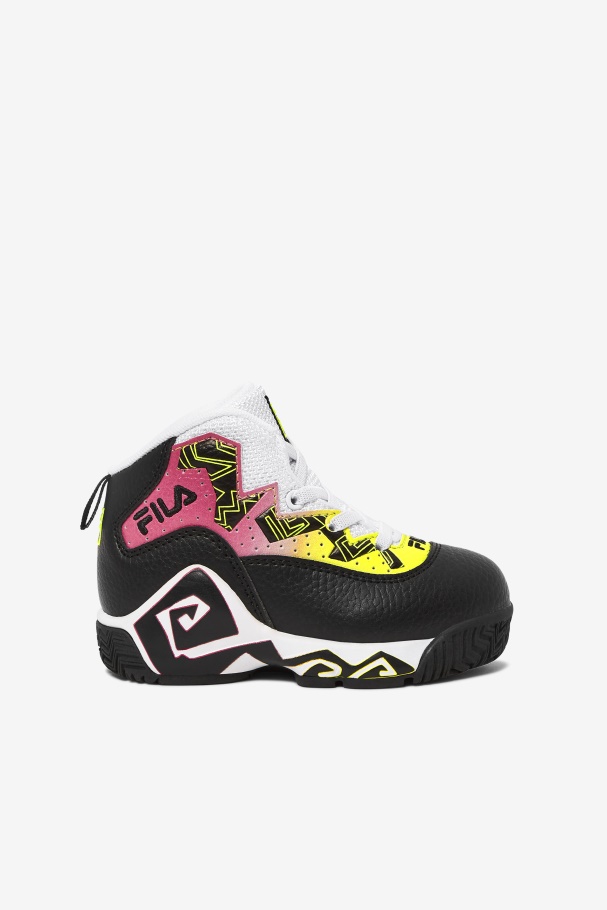Black/Yellow/White Toddler's Mb Fila UK