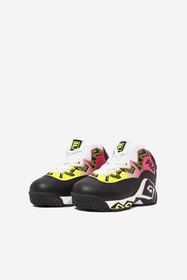 Black/Yellow/White Toddler\'s Mb Fila UK