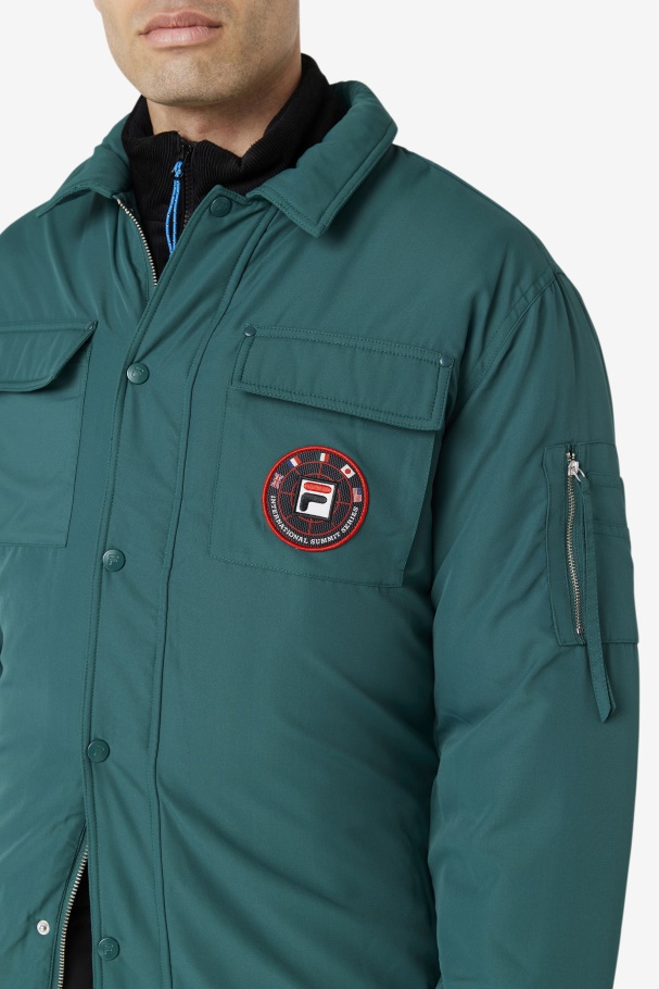 Fila UK Nile Shacket Junebug/White