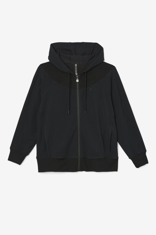 Fi-Lux Slim Full Zip Hoodie Fila UK Black