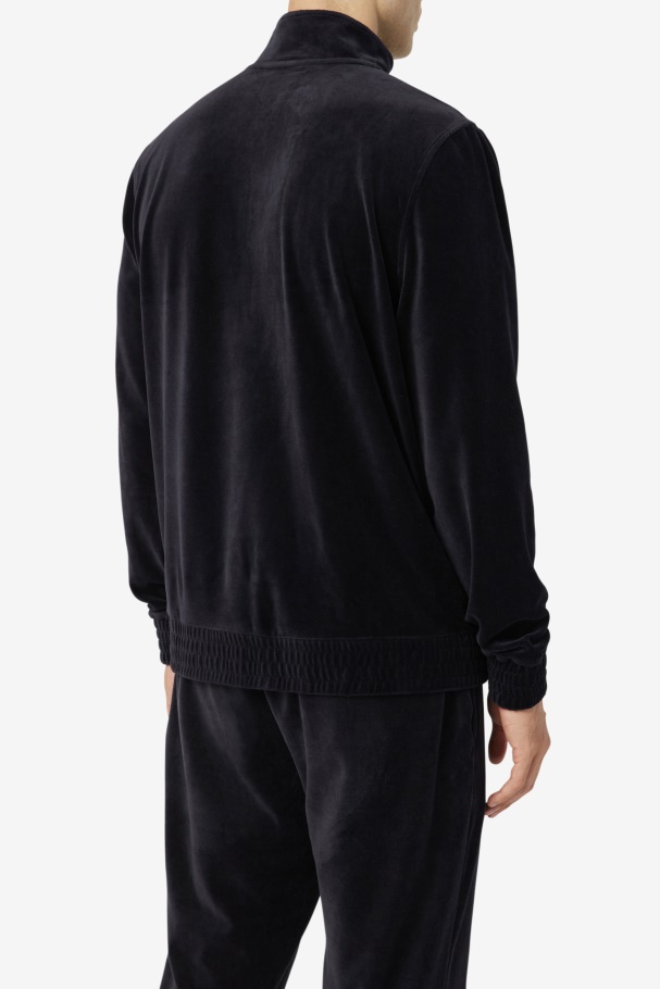 Fila UK Black O-Fit Velour Jacket