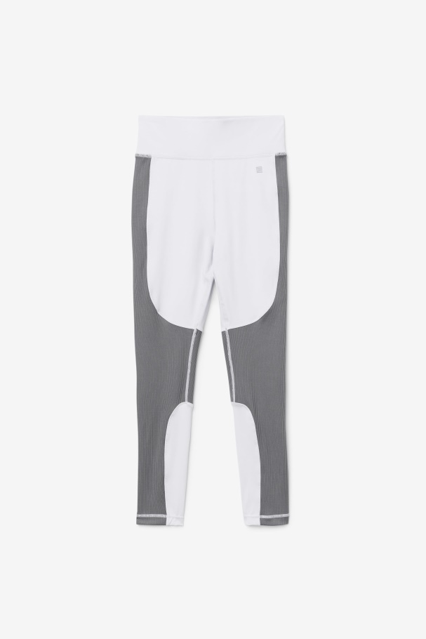 Lavender Blue/Gargoyle Forza Textured Long Legging Fila UK