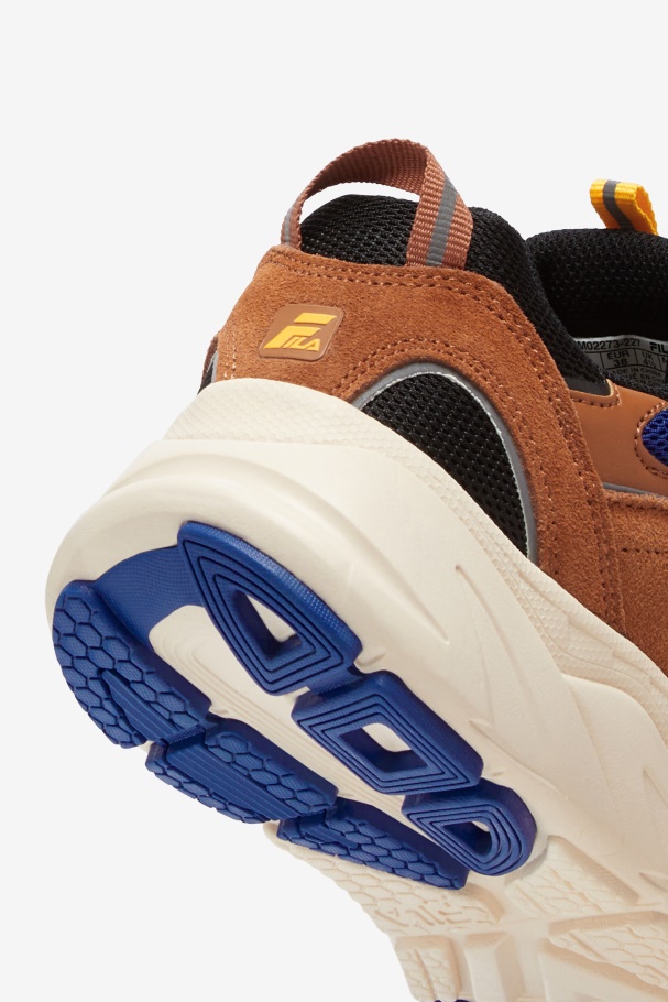 Bombay Brown/Blue/Ecru Fila UK Women\'s Trigate