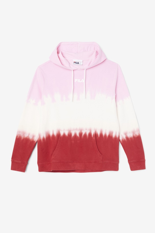 Fila UK Pirouette/White/Earth Red Aerolynn Tie Dye Hoodie