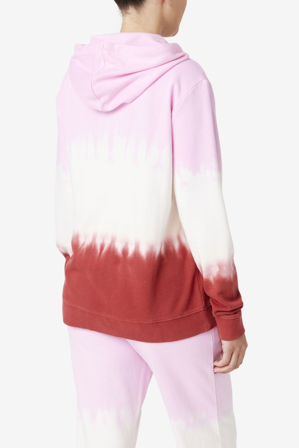 Fila UK Pirouette/White/Earth Red Aerolynn Tie Dye Hoodie