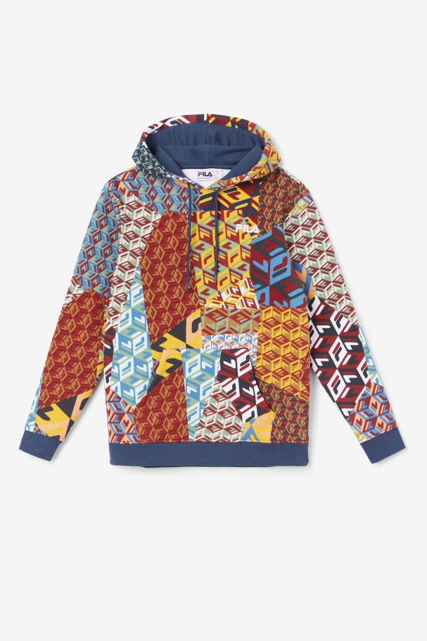 Fila UK Ocean/Yellow/White Laylani Hoodie