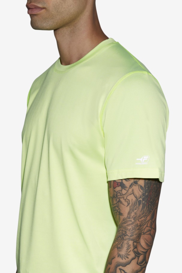 Pickleball Scallop Hem Crew YellowHeather Fila UK