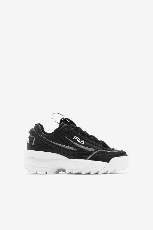 Black/White Big Kids' Disruptor 2 EXP Fila UK