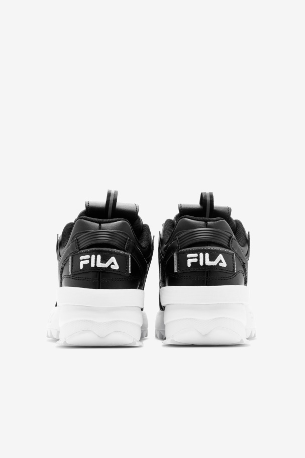 Black/White Big Kids\' Disruptor 2 EXP Fila UK
