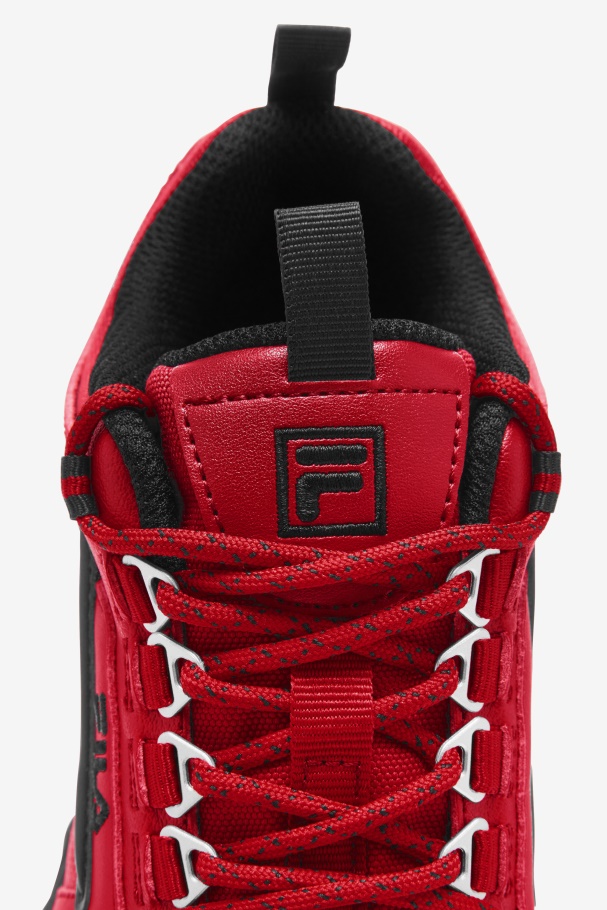 Red/Black Big Kids\' Oakmont Tr Fila UK