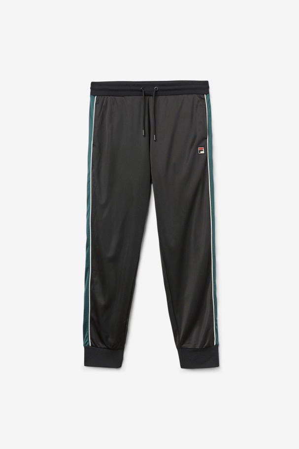 Black/June Bug/White Elijah Track Pant Fila UK