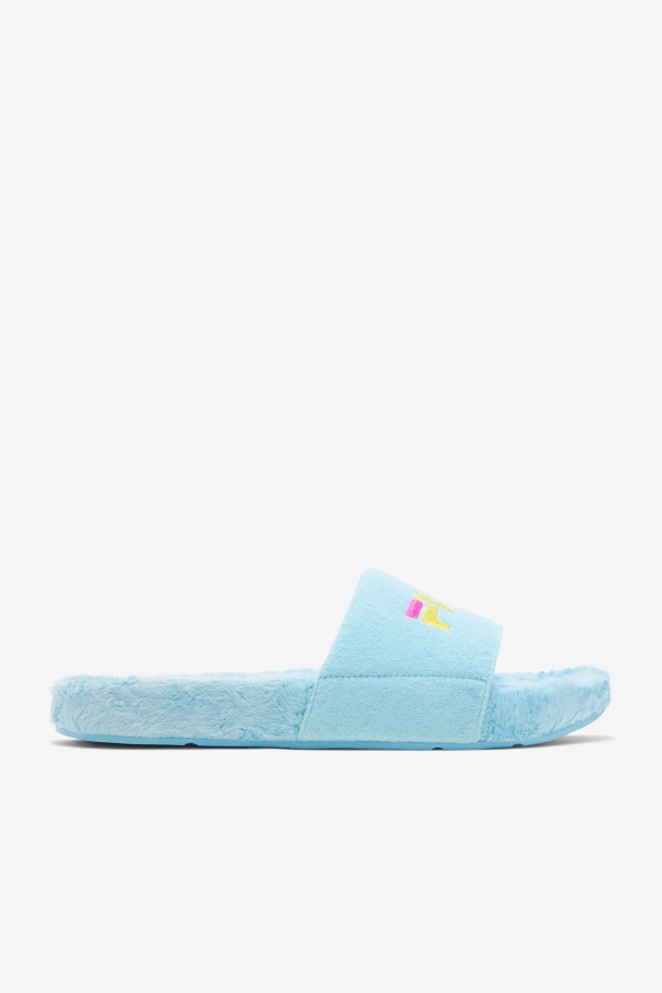 Petit Four/Purple/Yellow Terry Drifter Slide Fila UK