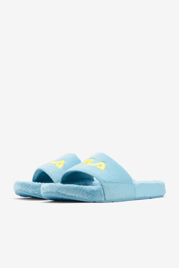 Petit Four/Purple/Yellow Terry Drifter Slide Fila UK