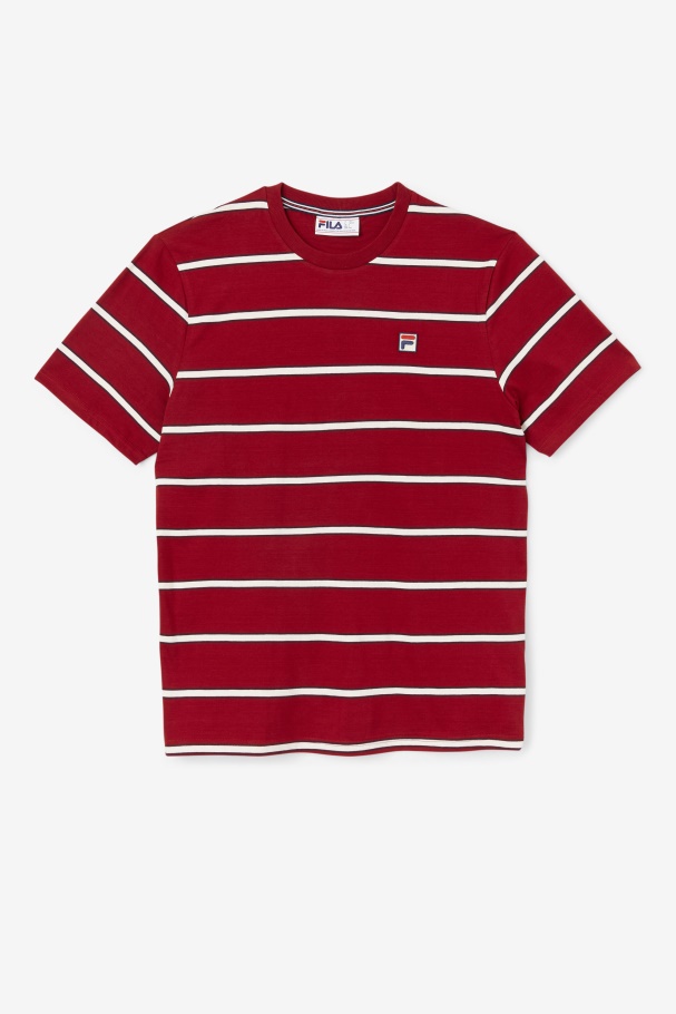 Fila UK Felix Tee Rhubarb/White