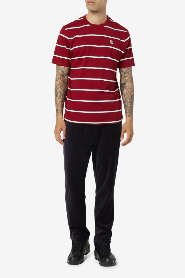 Fila UK Felix Tee Rhubarb/White