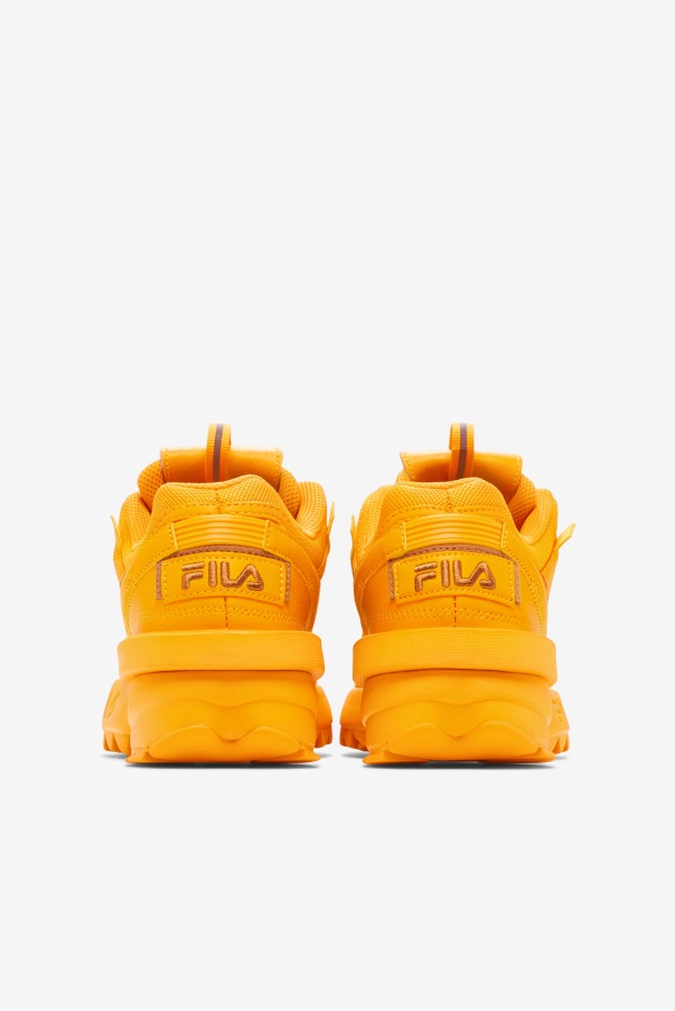 Yellow/Burnt Orange Fila UK Women\'s Disruptor 2 Exp