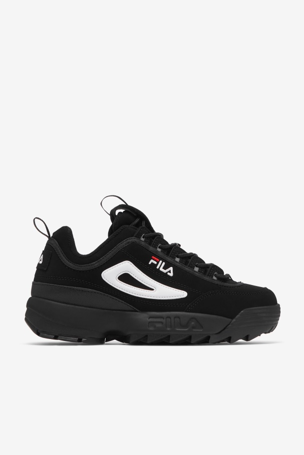 Kids' Disruptor 2 Black/White/Red Fila UK