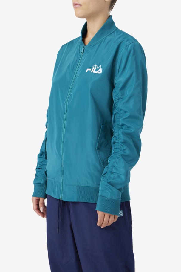 Fila UK Mav Bomber Jacket Deep Lake