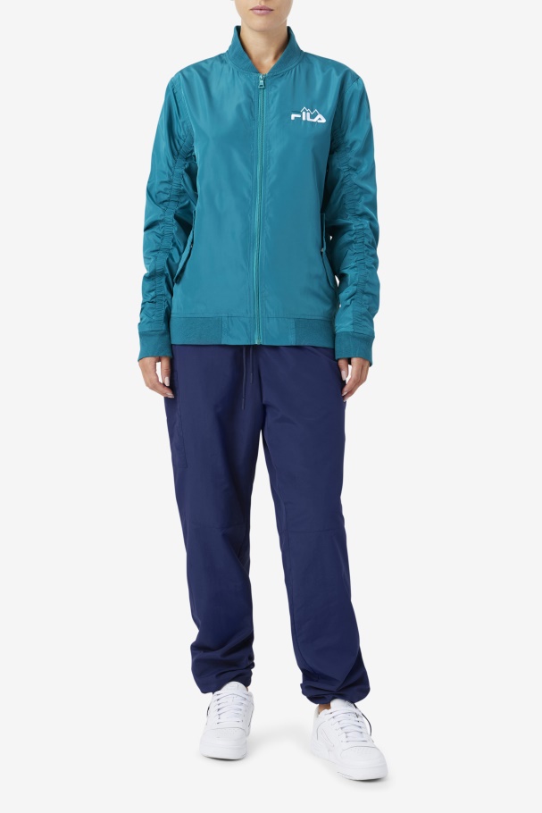 Fila UK Mav Bomber Jacket Deep Lake