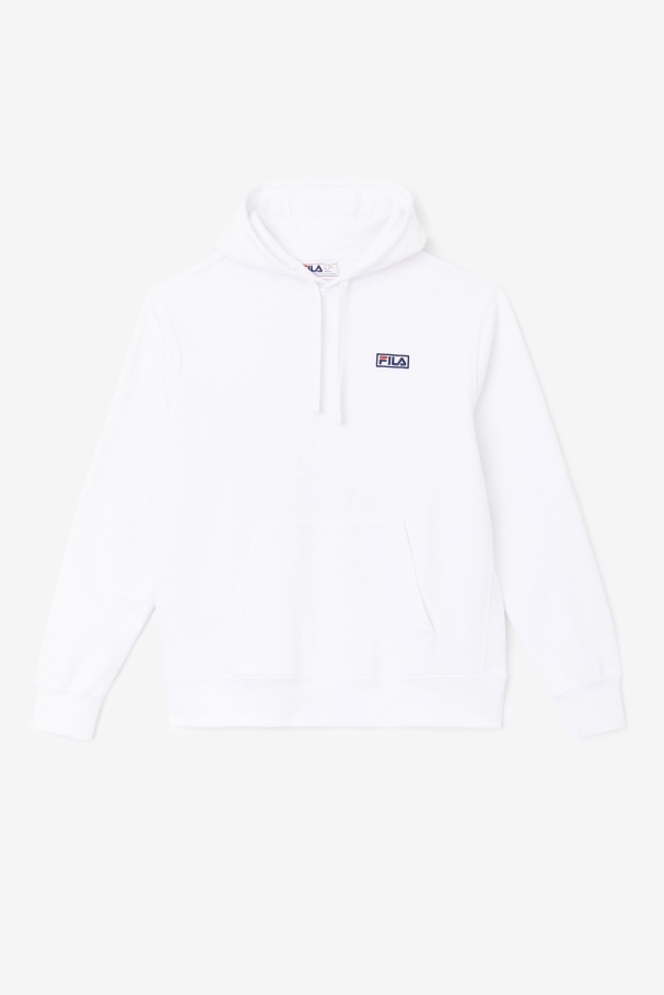White Algot Hoodie Fila UK