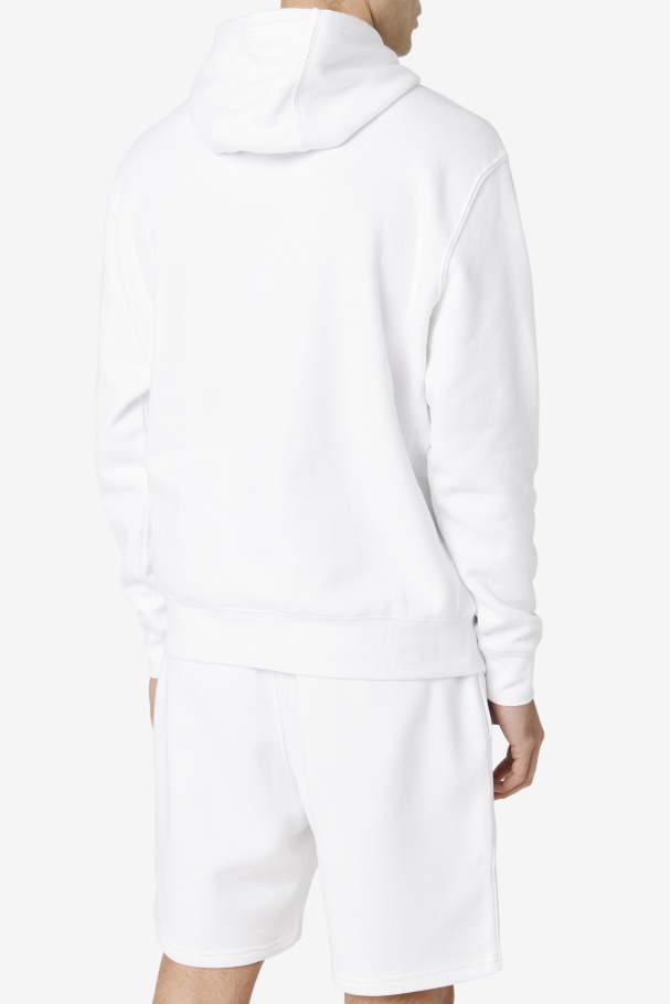 White Algot Hoodie Fila UK