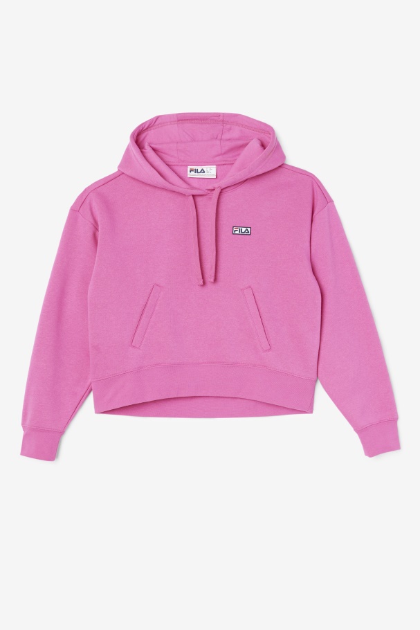 Pink Glow Fila UK Marina Hoodie