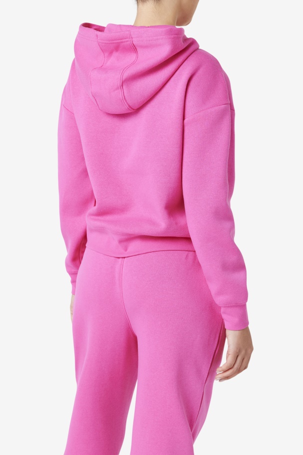 Pink Glow Fila UK Marina Hoodie