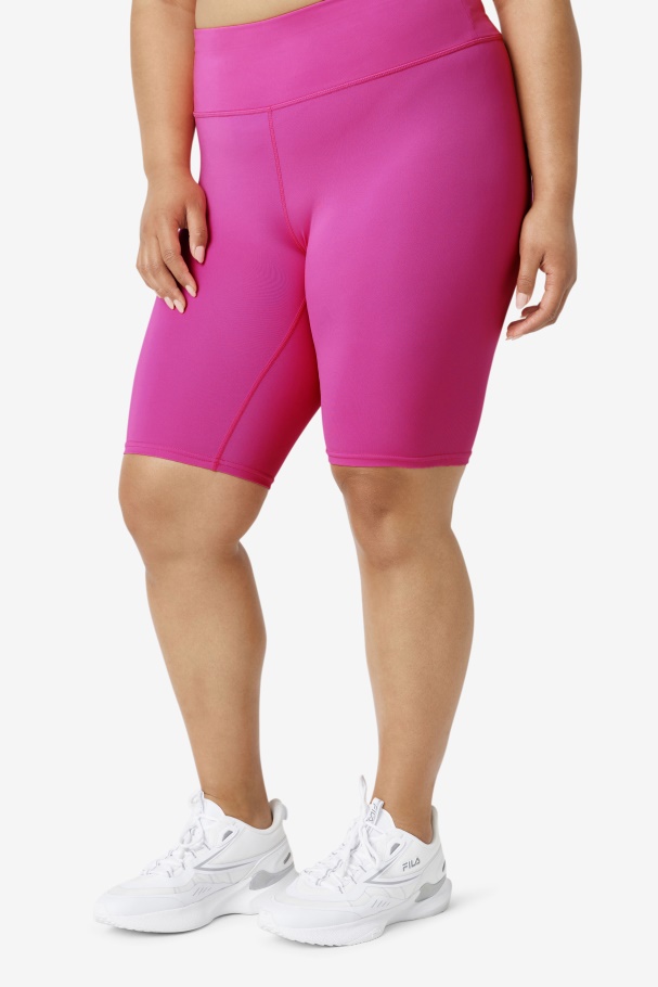 Forza 8\" Bike Short Bright Pink Fila UK