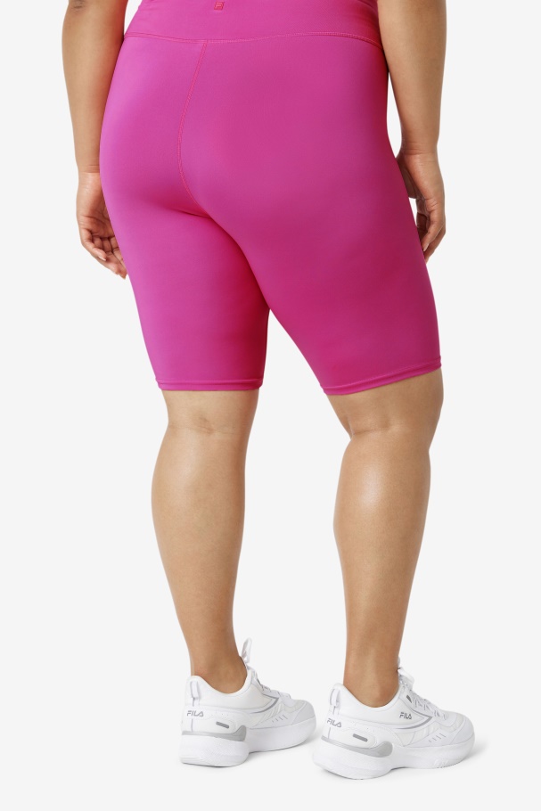 Forza 8\" Bike Short Bright Pink Fila UK