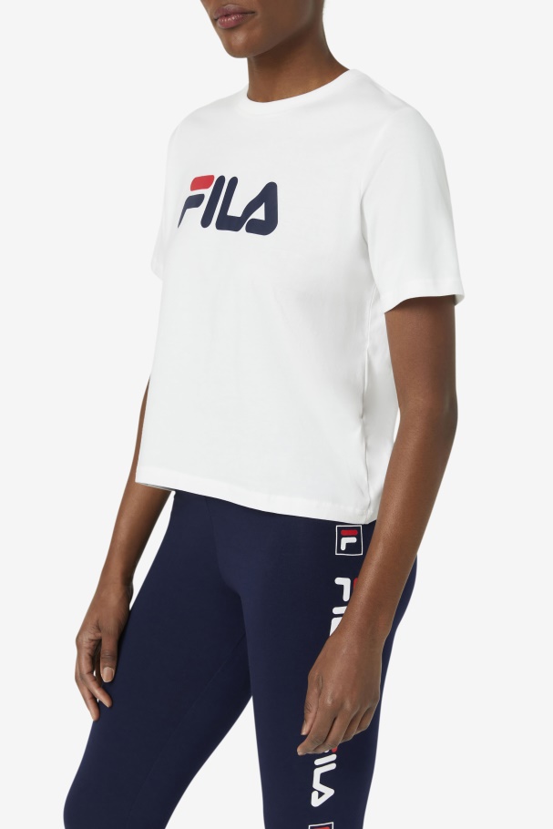 Fila UK White miss eagle tee