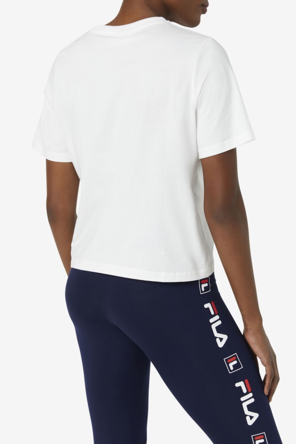 Fila UK White miss eagle tee