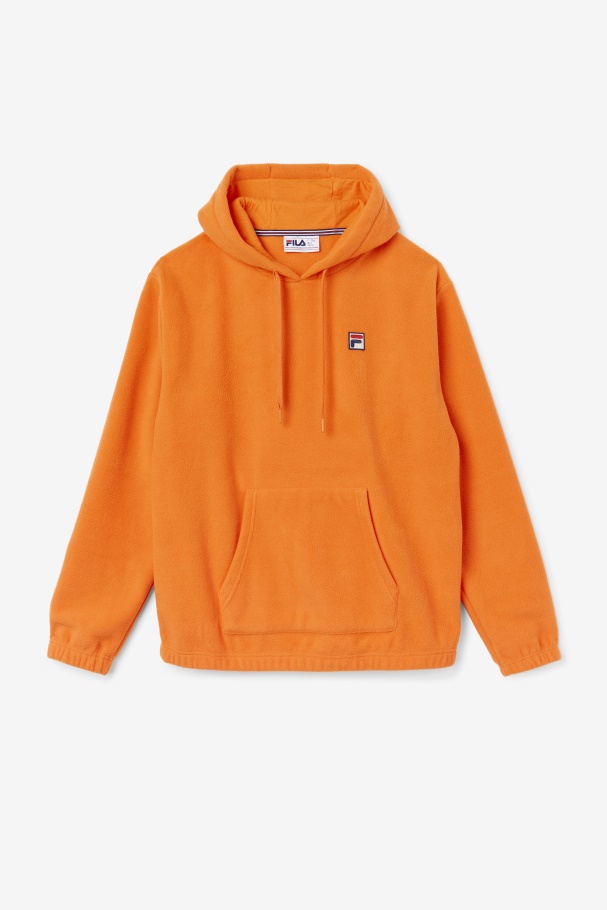 Fila UK Orange Finn Fleece Hoodie